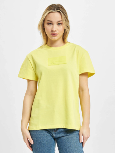 Karl Kani / t-shirt Small Signature Box in geel