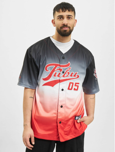 Fubu / overhemd Varsity Baseball Jersey Gradient in zwart