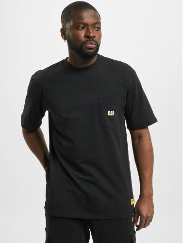 Caterpillar / t-shirt Pocket in zwart