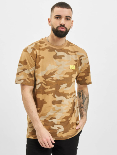 Caterpillar / t-shirt Small Logo in camouflage