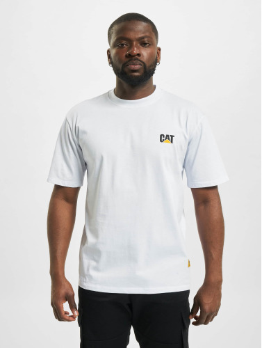 Caterpillar / t-shirt Small Logo in wit