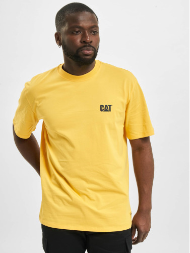 Caterpillar / t-shirt Small Logo in geel