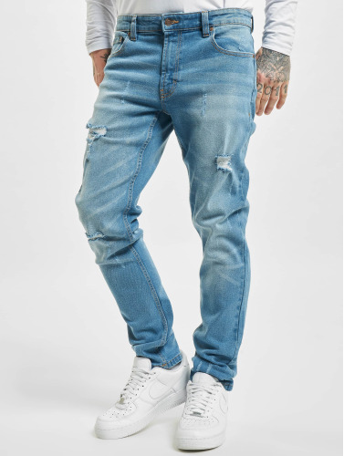 Denim Project / Slim Fit Jeans Mr. Red Destroy in blauw