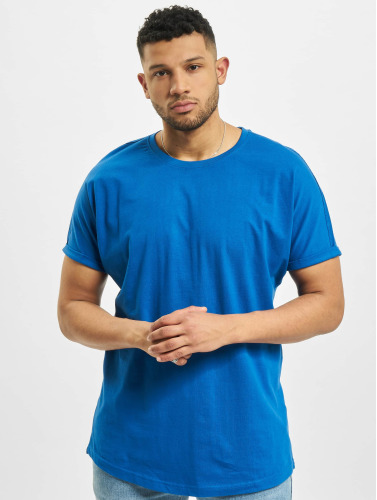 Urban Classics Heren Tshirt -3XL- Long Shaped Turnup Blauw