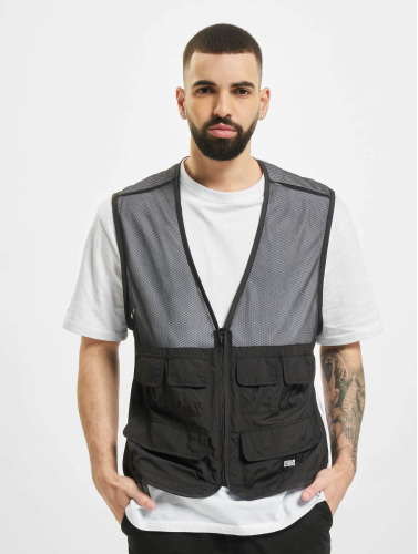 Urban Classics Mouwloos jacket -XL- Light Pocket Zwart