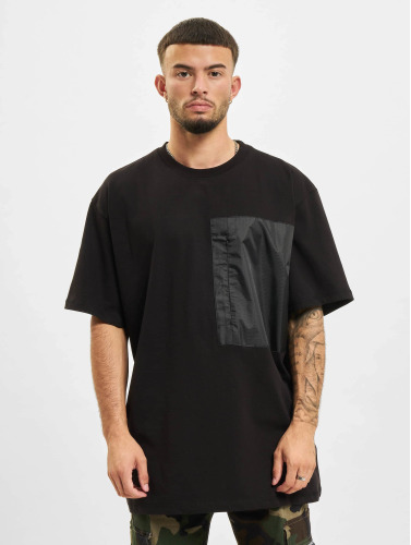DEF / t-shirt Basic Pocket in zwart