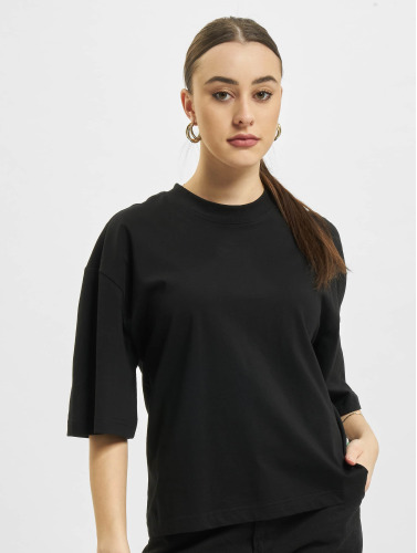Urban Classics Dames Tshirt -S- Organic Oversized Pleat 2-pack Wit/Zwart