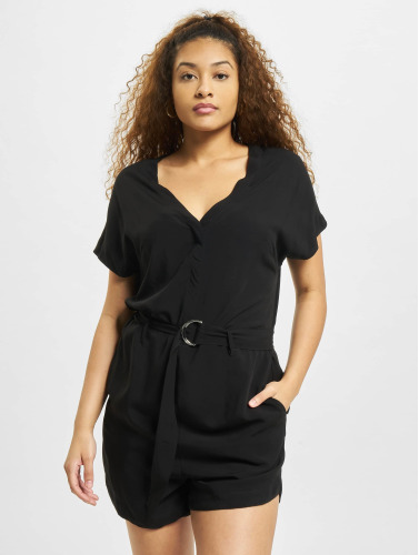 Urban Classics / jumpsuit Ladies Short Viscose Belt in zwart