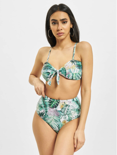 Urban Classics / Bikini Ladies High Waist Pattern in wit