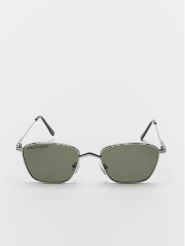 Urban Classics / Zonnebril Sunglasses Kalymnos With Chain in zilver