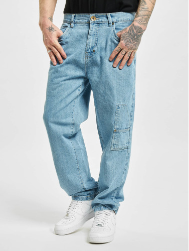 Southpole / Loose fit jeans Script in blauw