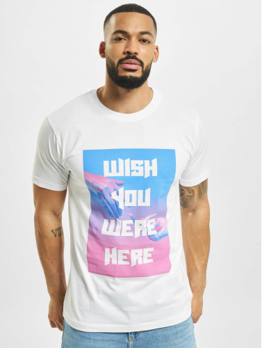 Mister Tee / t-shirt Wish You Were Here in wit