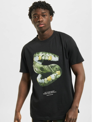 Urban Classics Heren Tshirt -2XL- Money Mouth Zwart