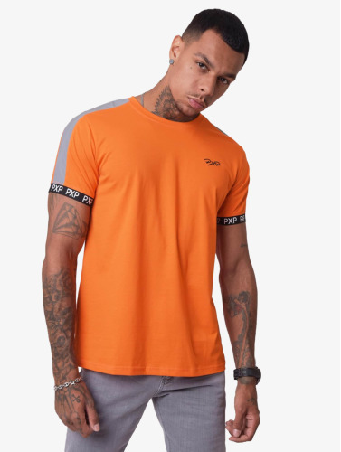 Project X Paris / t-shirt Reflective Track Shoulder in oranje