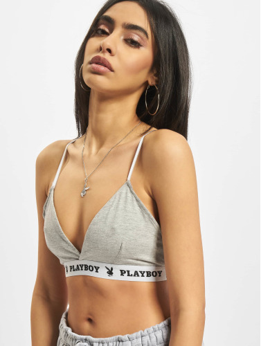 Playboy x DEF / ondergoed Ladies Triangle Logo in grijs