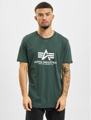 Alpha Industries / t-shirt Basic in groen