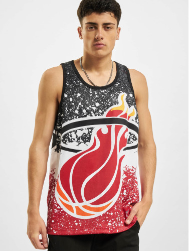 Mitchell & Ness / Tanktop Jumbotron Sublimated Miami Heat in rood