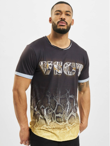 VSCT Clubwear / t-shirt Graded Snakeskin Logo in zwart