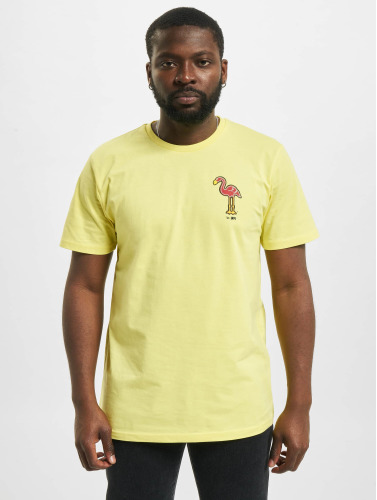 New Era / t-shirt Minor League Miami Beach Flamingos in geel