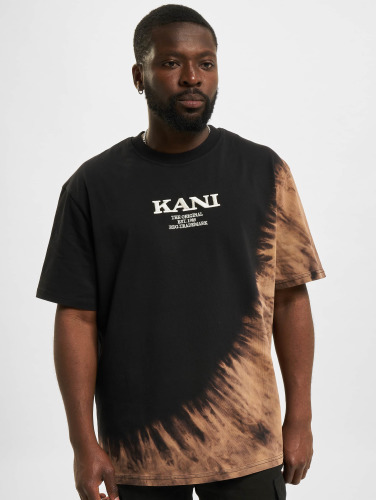 Karl Kani / t-shirt Retro Bleached in zwart