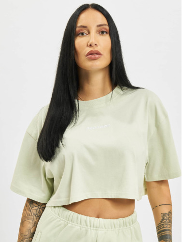 PEGADOR / t-shirt Layla Oversized Cropped in groen