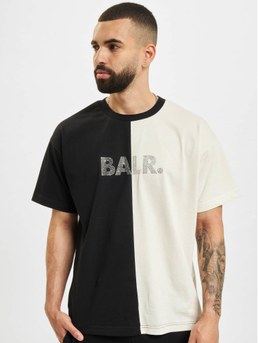 BALR / t-shirt Rhinestones Amsterdam Oversized Fit in grijs