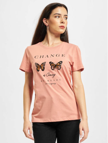 Only / t-shirt Onlkita Life Butterfly Box JRS in rose
