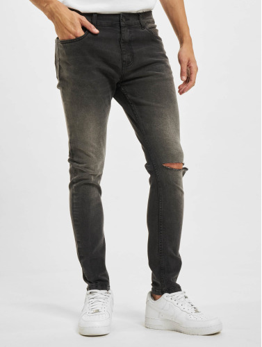 Criminal Damage / Skinny jeans Rip in grijs