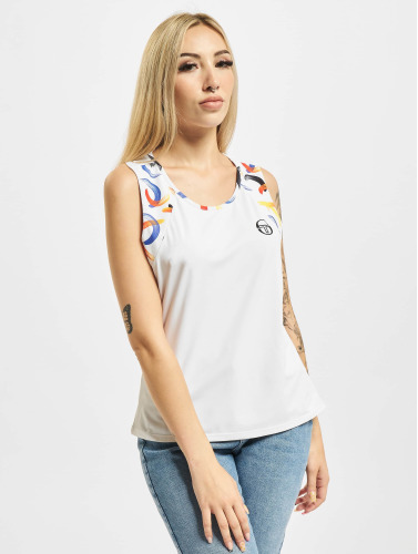 Sergio Tacchini / Tanktop Abstract in wit