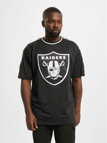 New Era / t-shirt NFL Las Vegas Raiders Taping Oversized in zwart