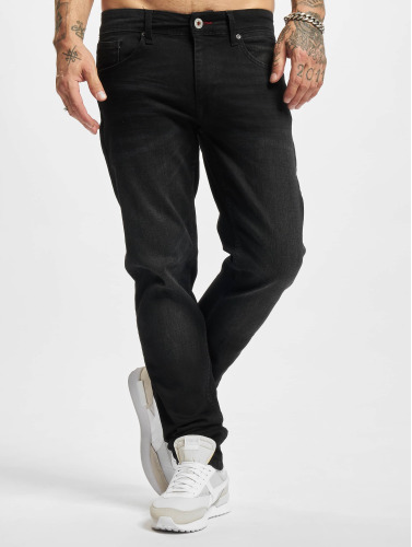 Petrol Industries / Straight fit jeans Denim Tapered Regular Straight Fit in zwart