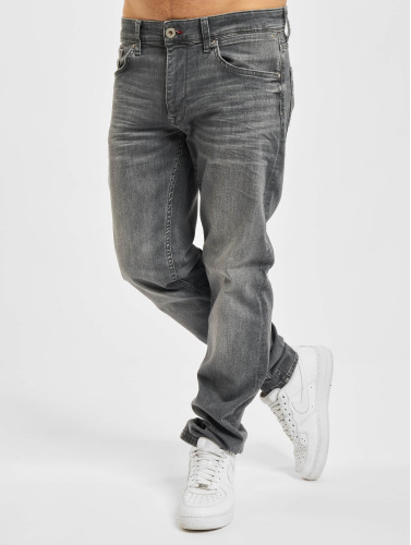 Petrol Industries / Straight fit jeans Denim Tapered Regular Straight Fit in grijs