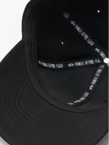 Alpha Industries / snapback cap BV Reflective Print in zwart