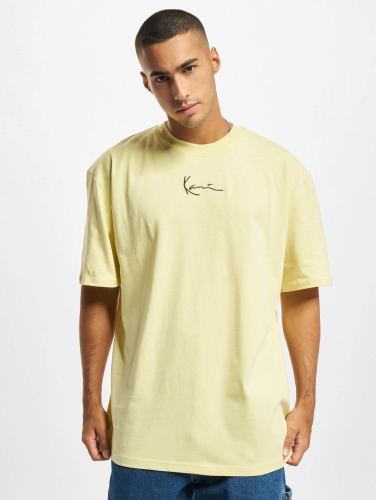 Karl Kani / t-shirt Small Signature in geel
