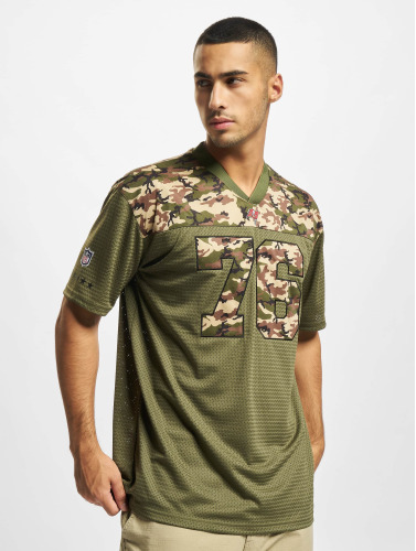New Era / t-shirt NFL Tampa Bay Buccaneers Camo Infill Oversized Mesh in olijfgroen