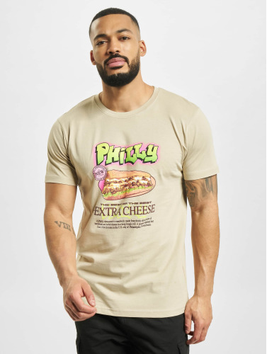 Mister Tee / t-shirt Philly Sandwich in beige
