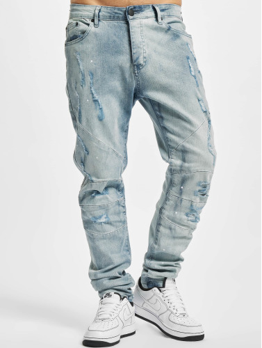 Cayler & Sons / Slim Fit Jeans Paneled Denim Pants in blauw