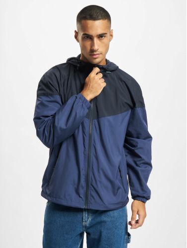 Urban Classics Windrunner jacket -5XL- 2-Tone Tech Blauw