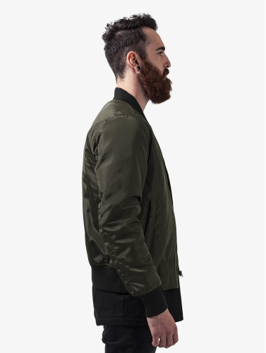 Urban Classics Bomber jacket -5XL- 2-Tone Groen/Zwart