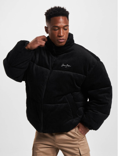 Sean John / Gewatteerde jassen Script Logo Corduroy in zwart