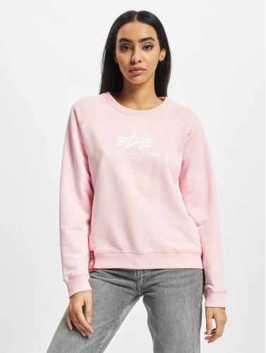 Alpha Industries / trui New Basic in rose