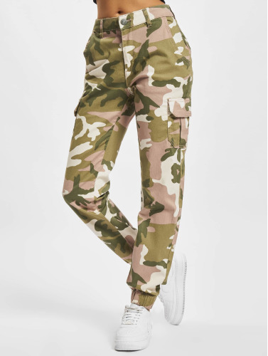Urban Classics / Cargobroek Ladies High Waist Camo in camouflage