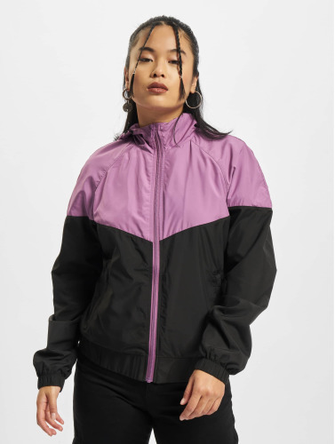 Urban Classics Windbreaker jacket -5XL- Arrow Paars/Zwart