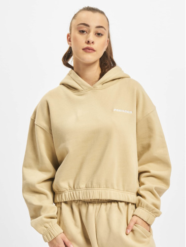 PEGADOR / Hoody Kim Oversized Cropped in beige