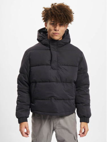 Urban Classics / winterjas Hooded Cropped in zwart