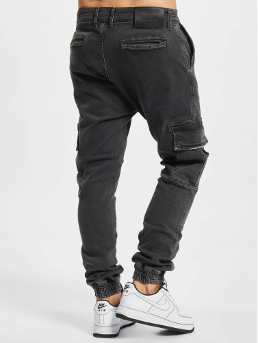 2Y Premium / Straight fit jeans Akim in zwart