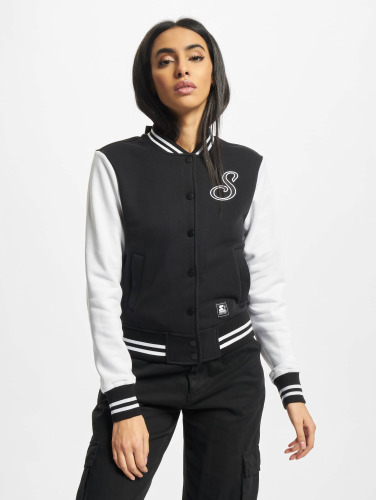 Starter College jacket -XS- Sweat Zwart/Wit