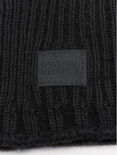 Urban Classics Winterhandschoenen -L/XL- Knitted Wool Mix Smart Zwart