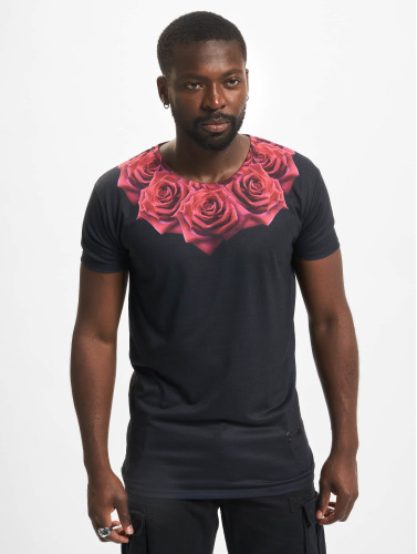 Sik Silk / t-shirt Rose in zwart