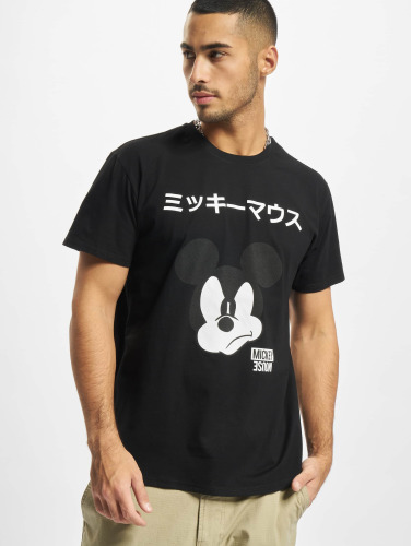 Merchcode / t-shirt Mickey Japanese in zwart